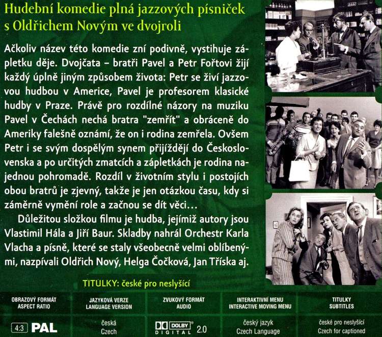 Tři chlapi v chalupě DVD