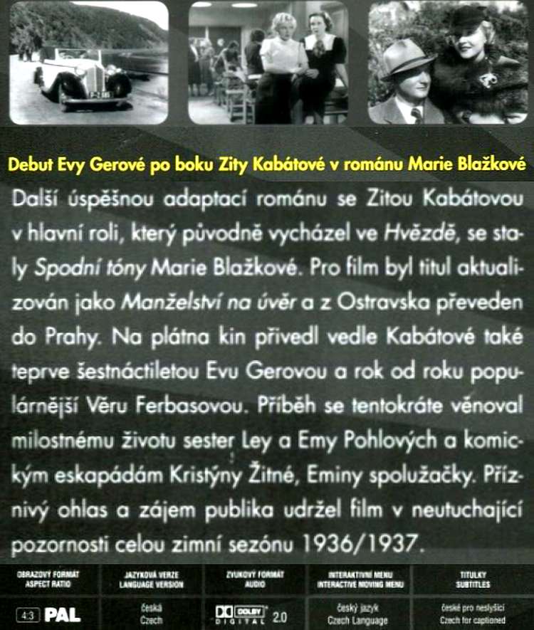 Manželství na úvěr DVD Manželství na úvěr DVD