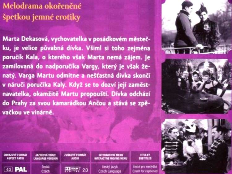 Noční motýl DVD