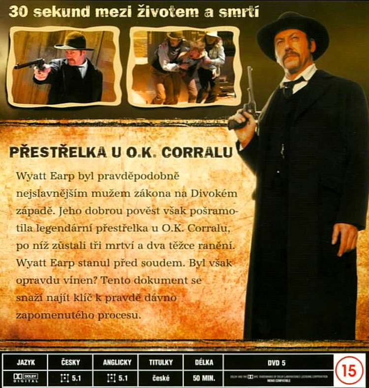 PŘESTŘELKA U O.K. CORRALU dvd