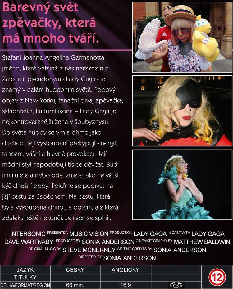 LADY GAGA Pravdivý příběh... DVD
