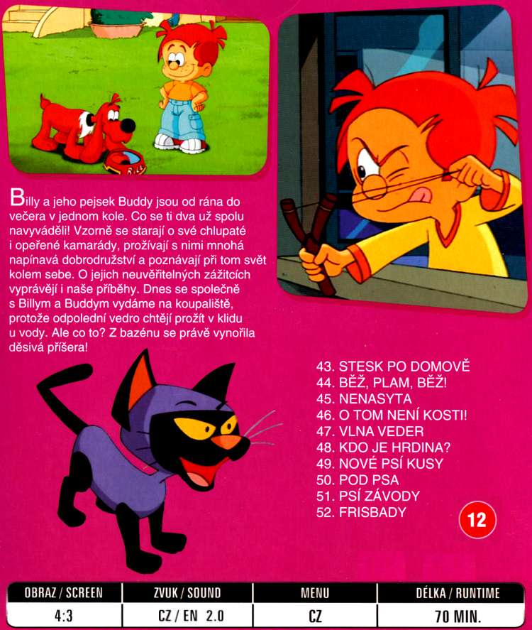 Billy a Buddy DVD 5. disk