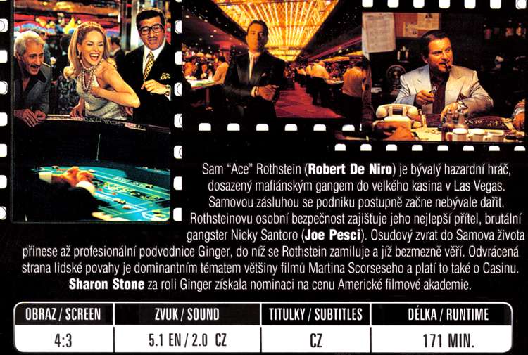 CASINO dvd film CASINO dvd film