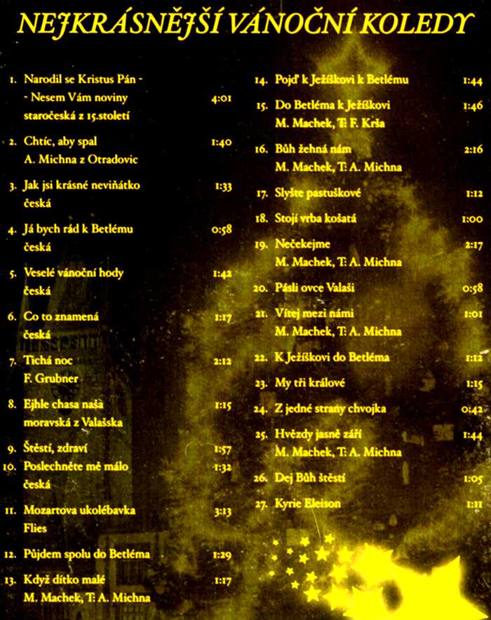 Nejkrásnější Vánoční koledy CD Nejkrásnější Vánoční koledy CD